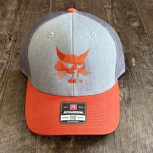 Bobcat Gray & Orange Richardson Trucker Hat